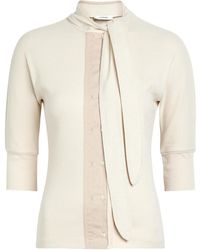 Lemaire - Ascot Ribbed Cotton-Blend T-Shirt - Lyst