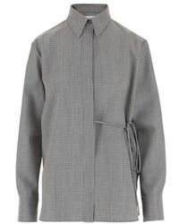 Jil Sander - Long-Sleeved Checked Shirt - Lyst