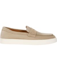 Doucal's - Suede Slip-On Moccasins - Lyst
