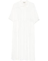 Herno - Buttoned Midi Dress - Lyst