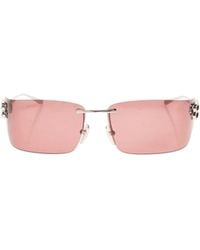 Balenciaga - Eyewear Rectangle Frame Sunglasses - Lyst
