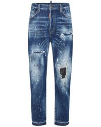 DSquared² - Medium Ripped Wash Bro Jeans - Lyst