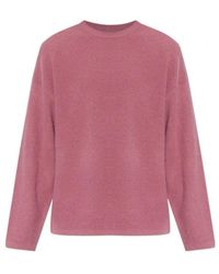 American Vintage - Relaxed Crew Neck Knitted Sweater - Lyst