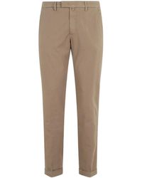 Briglia 1949 - Slim-Fit Turn-Up Trousers - Lyst