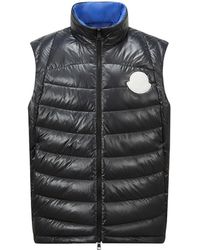 Moncler - Logo Patch Down Vest - Lyst