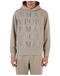 Emporio Armani - Logo Pattern Sweater - Lyst
