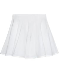 Alaïa - Alaïa Fine Knit Skater Skirt - Lyst