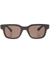 Bottega Veneta - Logo Sunglasses - Lyst