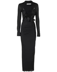 Christopher Esber - Venus Plunge Shirt Dress - Lyst