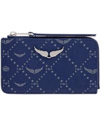 Zadig & Voltaire - Diamond-Print Wallet - Lyst