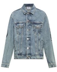 Vetements - Long-Sleeve Denim Jacket - Lyst