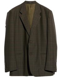 Gucci - Prince Of Wales Wool Jacket - Lyst