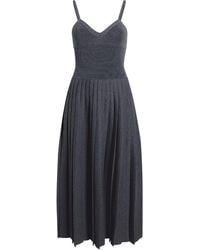KHAITE - Elio Spaghetti Strap Pleated Dress - Lyst