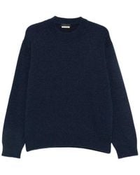 Prada - Triangle-Logo Knit Sweater - Lyst