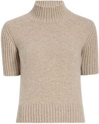 KHAITE - Talvi Mock-Neck Sweater - Lyst