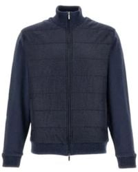 Fay - Long-Sleeve Stand-Collar Jacket - Lyst