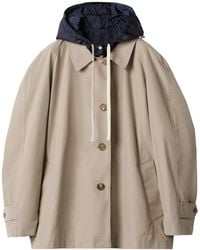 Miu Miu - Panama Cotton And Technical Pongé Blouson Jacket - Lyst