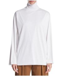 The Row - Long-Sleeved Turtleneck T-Shirt - Lyst