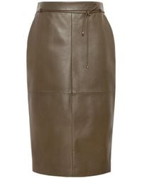 Max Mara - Tied Detailed Skirt - Lyst