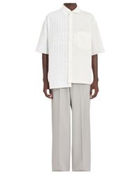 MM6 by Maison Margiela - Two-Tone Poplin Shirt - Lyst