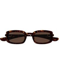 Gucci - Eyewear Rectangle Frame Sunglasses - Lyst