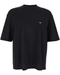 Emporio Armani - Logo Print T-Shirt - Lyst