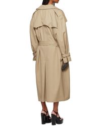 Moschino - Flat-Collar Double-Breasted Windbreaker - Lyst