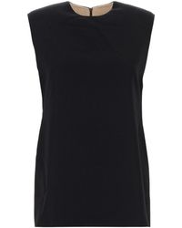 Carven - Sleeveless Knitted Top - Lyst