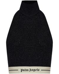 Palm Angels - Stand Up Collar Knitted Top - Lyst