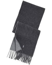 Polo Ralph Lauren - Pony Embroidered Fringed Scarf - Lyst
