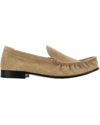 Miu Miu - Logo-Embossed Loafers - Lyst