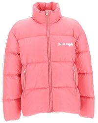 Palm Angels - Logo-Print Padded Jacket - Lyst