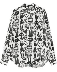 Comme des Garçons - Graphic-Print Shirt - Lyst