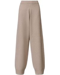 Fabiana Filippi - Elasticated Waistband Knitted Trousers - Lyst