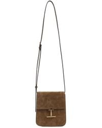 Tom Ford - Logo Plaque Shoulder Bag - Lyst