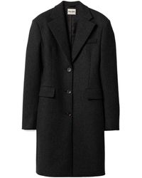 Miu Miu - Single-Breasted Double Wool Coat - Lyst