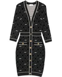 Elisabetta Franchi - Button Patterned Dress - Lyst