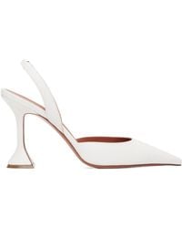 AMINA MUADDI - Holli Sling 95 Pointed-Toe High-Heeled Sandals - Lyst
