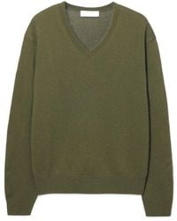 DUNST - Cashmere V-Neck Knitted Sweater - Lyst