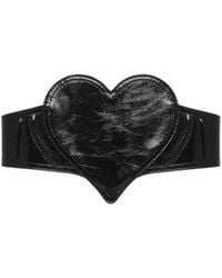 Vivienne Westwood - Heart Wide Leather Belt - Lyst