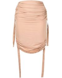 Dion Lee - Doric Ruched Midi Skirt - Lyst