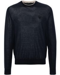 Prada - Mélange-Effect Cashmere Jumper - Lyst