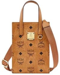 MCM - Klassik Mini Top Handle Bag - Lyst