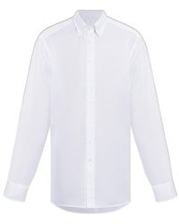 Etro - Button-Down Pegasus-Embroidered Shirt - Lyst