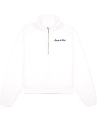 Sporty & Rich - Long-Sleeved Zip-Up Shirt - Lyst