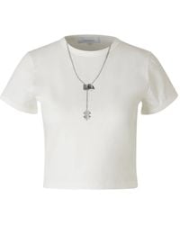 Rabanne - Short-Sleeved Crewneck T-Shirt - Lyst