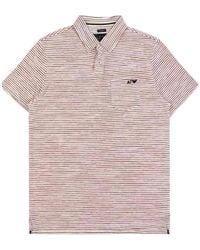 Armani Jeans - Striped Polo Shirt - Lyst