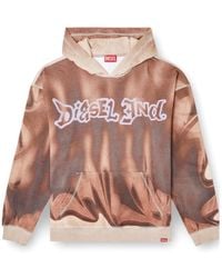 DIESEL - Print Hoodie - Lyst