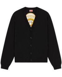 KENZO - Tiger Academy Buttoned Cardigan - Lyst