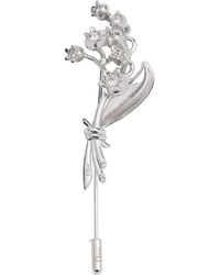 Dior - Lily Of The Valley Brooch - Lyst